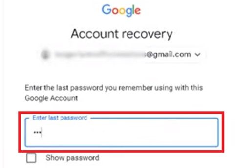 Enter your e-mail address and click on the next button to continue