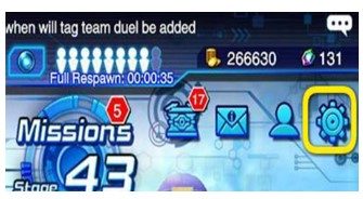 Launch the game and tap Settings in the top right corner of the main screen