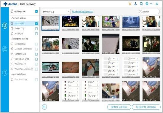 Preview the recovery package and click [Recover to computer]