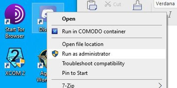 Run Discord As Administration