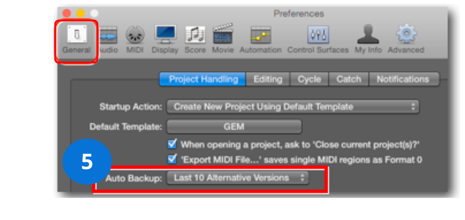 Using Logic Pro Commands to Replace the Corrupted Data