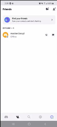 tap on the user's profile picture