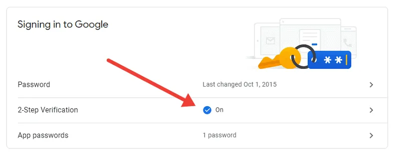 Go To The Security And 2-Step Verification