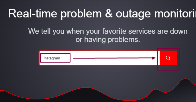 Type Instagram on the search bar
