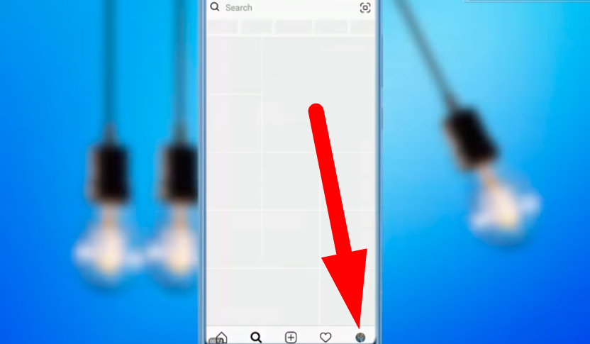 hit the profile icon on the bottom-right edge of the screen
