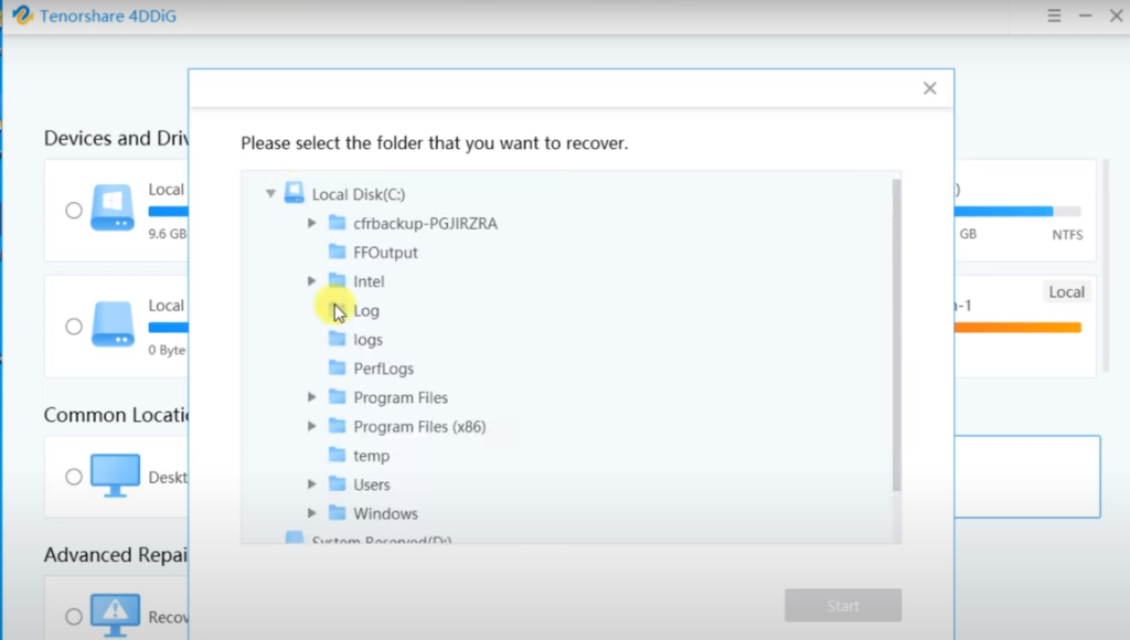 Choose The Word File Location